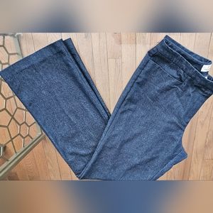 Womens Brooks Brothers Stretch 346 Wide Leg Sailor Size 10 Jeans